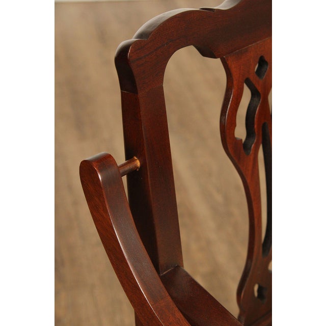 Madison Square Chippendale Style Mahogany Child's High Chair For Sale - Image 9 of 12