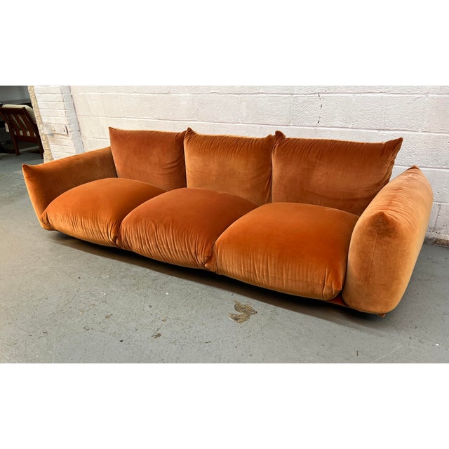 Mid-Century Modern Mid-Century Modern Three Seater Marenco Sofa by Mario Marenco for Arflex For Sale - Image 3 of 15