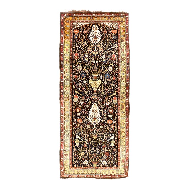 1920's Antique Persian Bakhtiar Gallery Rug. 5'10"x 14' For Sale