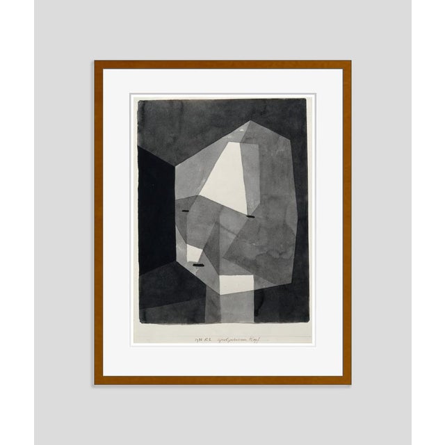 Rough-Cut Head Klee, Paul; Swiss artist; 1879–1940. Rough-Cut Head. Drawing, 1935. Ink wash and graphite on paper mounted...