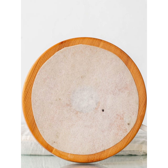 Scandinavian Modern Sculptural Solid Pine Table Lamp, 1970s For Sale - Image 13 of 14