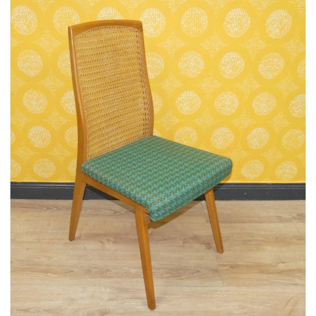 Chairs with Wooden Backrest and Viennese Wickerwork, 1960s, Set of 2 For Sale - Image 4 of 13
