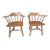 1970s Ethan Allen Heirloom Nutmeg Maple Lowback Windsor Chairs, a Pair For Sale