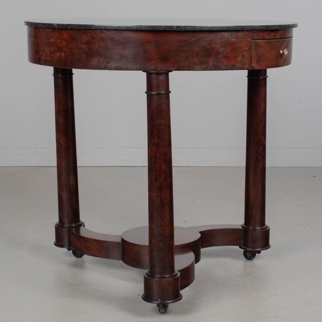 Wood 19th Century French Mahogany Gueridon or Game Table For Sale - Image 7 of 17