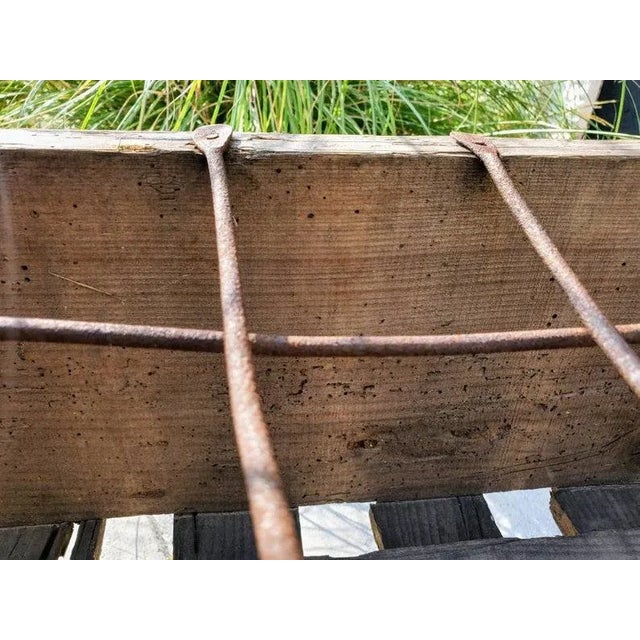 Brown 19th Century French Vineyard Wine Carrier For Sale - Image 8 of 11