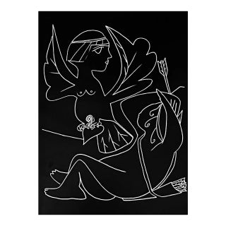 Francoise Gilot Lithograph Steeling Your Heart 1975 For Sale