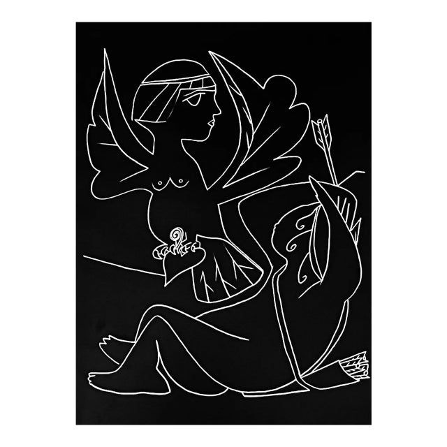 Francoise Gilot Lithograph Steeling Your Heart 1975 For Sale