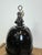 Industrial Black Enamel Factory Lamp with Cast Iron Top, 1930s For Sale - Image 15 of 18