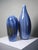 A pair of magnificent vintage designer vases, dating from the 1980s-2000s, mouth-blown, containing a few bubbles, from...