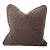 24" Barbet Chocolate Down Pillow For Sale