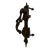 Vintage Victorian Style Cast Iron Door Knocker For Sale