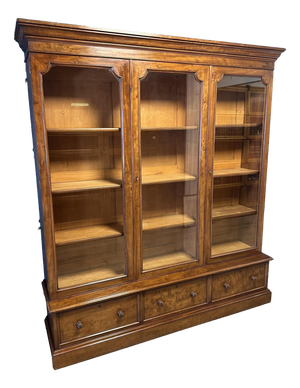 Large English Bookcase in Mahogany