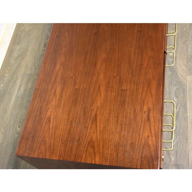 Jens Risom Walnut Dresser Credenza For Sale In Boston - Image 6 of 11