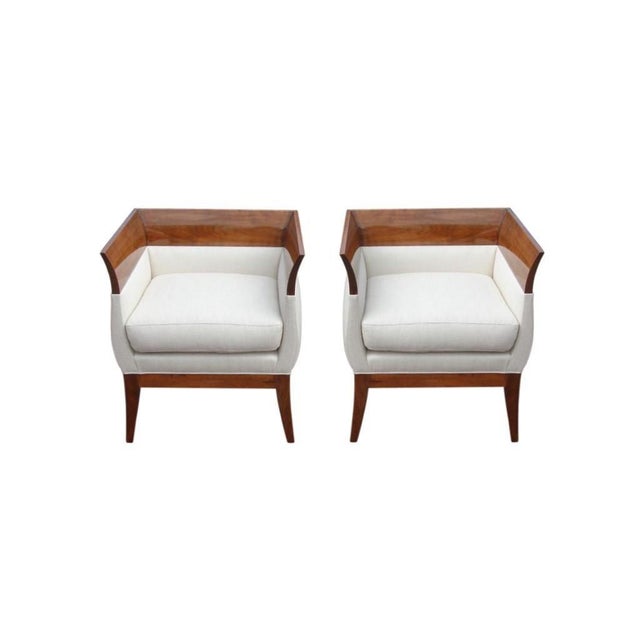 An award-winning design by Orlando Diaz-Azcuy the "Chalice" chair for HBF. Curved swooping lines that nod to Art Deco...