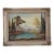 Vintage Original Landscape Oil Painting, Framed Mountain River Art For Sale
