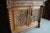 Antique marble top buffet with incredible hand carved details. This piece has a perfectly aged patina, character and charm...