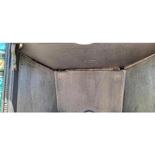 Antique Victorian Cast Iron Tiled Combination Fireplace Surround, 1899 For Sale - Image 17 of 18