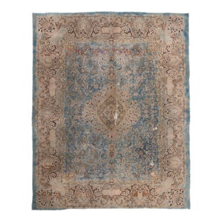 Mid 20th Century Vintage Persian Kashan Kashmar Rug, 09'09 X 12'02 For Sale