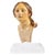 Polychrome Ceramic Head of Woman Sculpture, Italy, 18th Century For Sale - Image 6 of 6