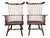 Stickley Comb Back Windsor Arm Chairs- A Pair For Sale