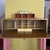 Brown Desk Donau by Ettorre Sotsass with Clock, 1990s, Set of 2 For Sale - Image 8 of 18