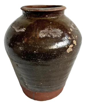 Antique Ceramic Java Pot