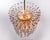 1960s German Tendril Ribbon Chandelier in Crystal Glass & Gilt-Brass from Palwa, 1960s For Sale - Image 5 of 17