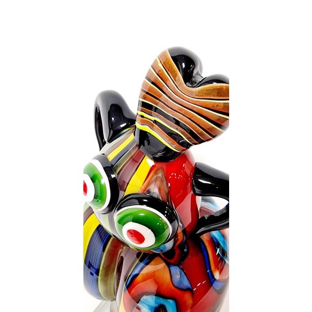 Murano Style Blown Glass Sculpture, 2000s For Sale - Image 10 of 16