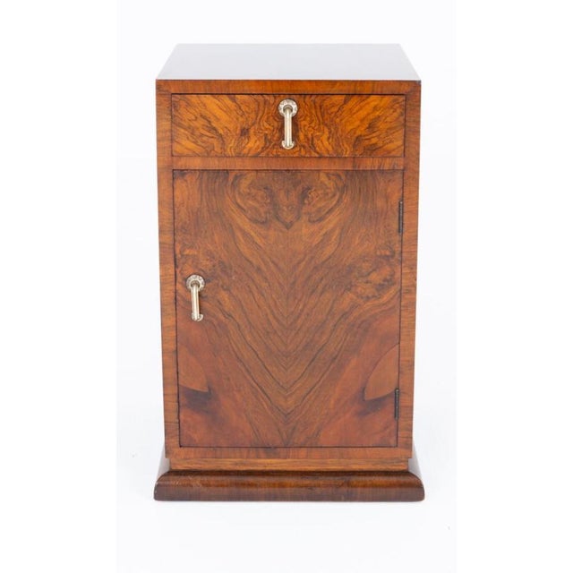 Art Deco Bedside Cabinet, 1930s For Sale - Image 3 of 7