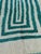 Textile Contemporary Teal Green Wool Moroccan Beni Ourain Rug For Sale - Image 7 of 17