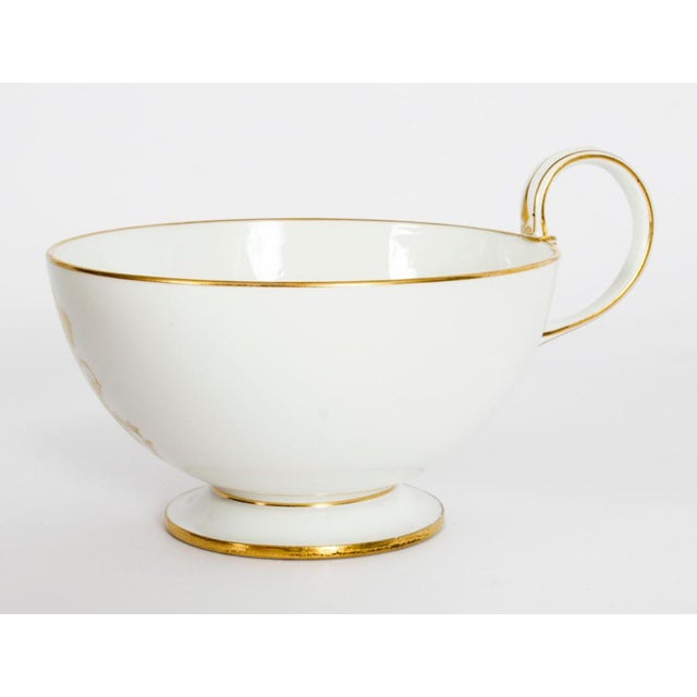 19th Century Emperor Napoleon III Sevres Porcelain Cup Saucer & Sugar Bowl, Set of 3 For Sale - Image 10 of 18
