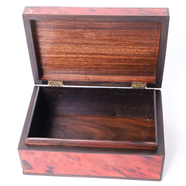 Anglo Indian Faux Tortoise Trinket Box For Sale In West Palm - Image 6 of 6