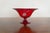 Vintage Ruby Red Murano Art Glass Footed Compote With Applied Grapes For Sale In New York - Image 6 of 12