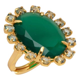 Odessa Ring (Green) (Size 7) For Sale