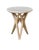Limestone Top X Base Table For Sale