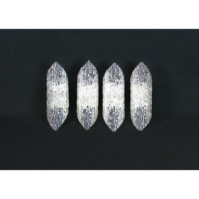 1970s Perspex Sconces, France 1970's - Set of 4 For Sale - Image 5 of 5