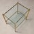 Vintage Brass Coffee Table with Double Glass Tops, 1970s For Sale - Image 6 of 8
