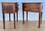Louis XVI Style Bedside Tables with Two Drawers, 1940s, Set of 2 For Sale - Image 6 of 9