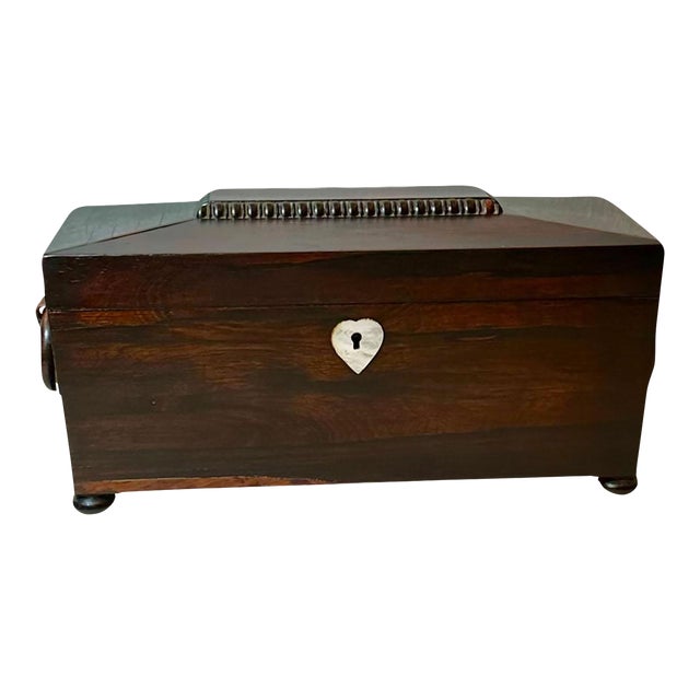 19th Century Irish Regency Tea Caddy For Sale