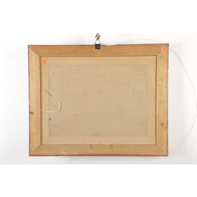 E. Müller, The Windmill, 1942, Oil on Canvas For Sale - Image 10 of 11