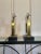 Mid Century Modern Hollywood Regency Square Brass Table Lamps, a Pair For Sale - Image 9 of 12