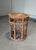 Vintage Peacock Rattan Stool, 1960s For Sale - Image 3 of 10