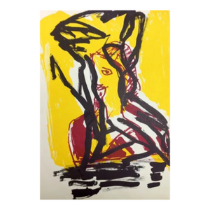 Karel Appel Original Lithograph N7-1 Maeght 1988