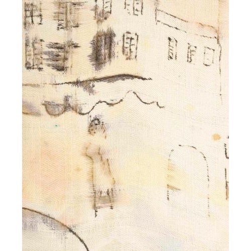 Jochen Michaelis, Child’s Head, Watercolor on Canvas For Sale - Image 6 of 9