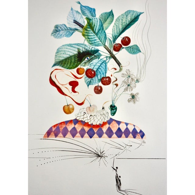 ARTIST: Salvador Dali TITLE: FlorDali/Les Fruits Cherries MEDIUM: Etching SIGNED: Hand Signed PUBLISHER: Jean Schneider,...