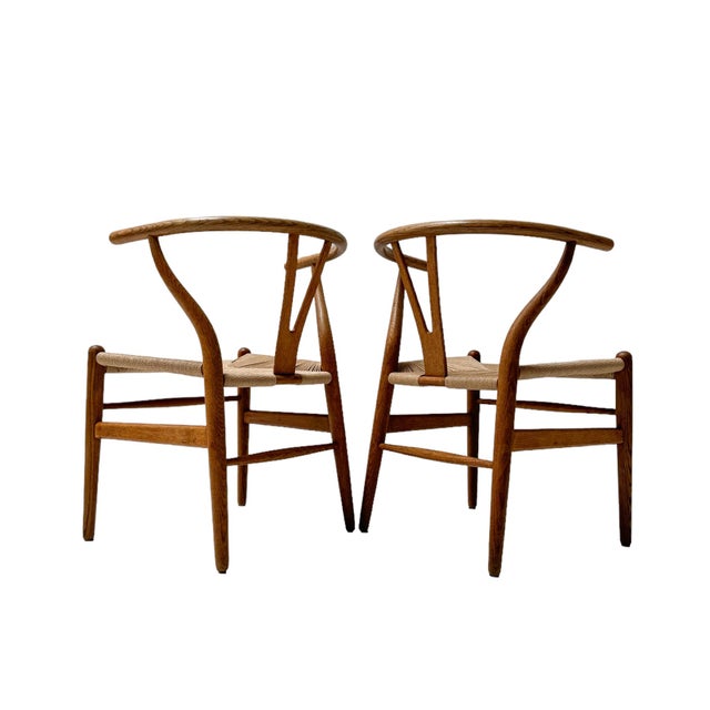 Wishbone CH 24 Chairs by Hans J. Wegner for Carl Hansen & Søn, 1950s, Set of 4 For Sale - Image 9 of 18