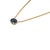 Metal 4.33ct DeepBlue Sapphire Early 20th Century Necklace With 14k Solid Gold Curb Chain For Sale - Image 7 of 17