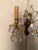 French 19th Century French Bronze and Crystal Wall Sconces - Pair For Sale - Image 3 of 7