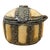 Mid 20th Century Round Moroccan Silver Filigree and Bone Box For Sale