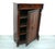 Wood Edwardian Vertiko Tallboy Cabinet in Mahogany and Black, 1890s For Sale - Image 7 of 9